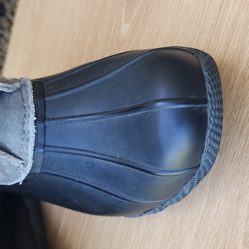 Sperry Black and GrayTop Slider Winter Rain Boots Size 7.5 - Picture 7 of 13